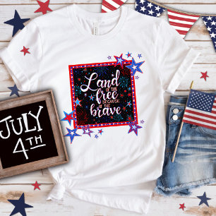 Land of the Free Cute Inspiritivity T-Shirt