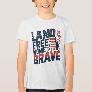 Land of the Free, Home of the Modigare - 4:e juli T Shirt