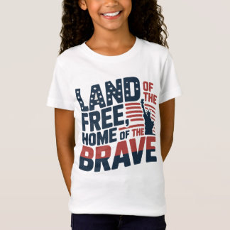 Land of the Free, Home of the Modigare - 4:e juli T Shirt