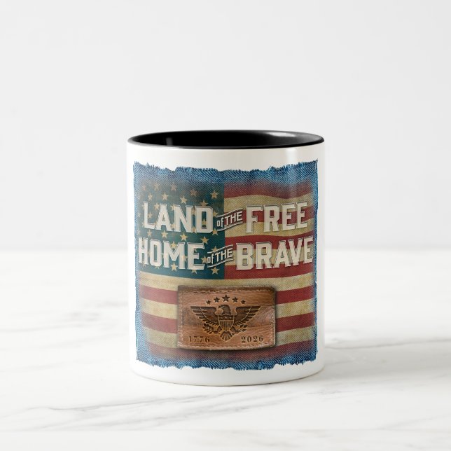 Land of the Free - Kaffe Mugg (Center)