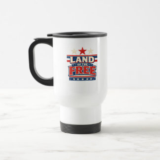 Land of the Free Patriotisk kaffemugg