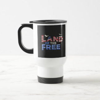 "Land of the Free" Travel Coffee Mug. Resemugg
