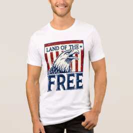 Land of the Free - Vintage USA Eagle Graphic T Shirt