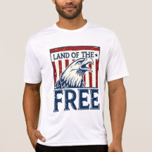 Land of the Free - Vintage USA Eagle Graphic