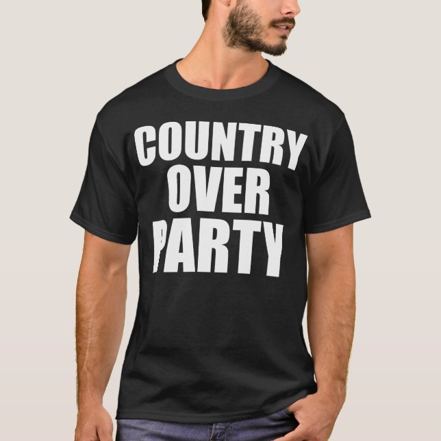 Land över Party T Shirt (Framsida)