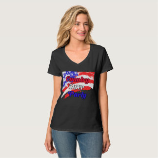 Land över partyet t-shirt