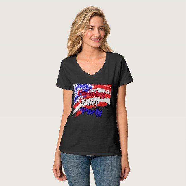 Land över partyet t-shirt (Hel framsida)