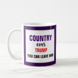 Land över Trump People over Personality Kaffemugg