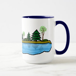 Land på 11 842 Sjöar Minnesota Mugg