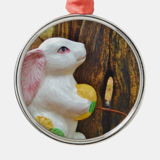 Land Påskhare Julgransprydnad Metall (Framsidan)