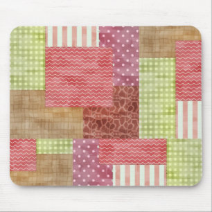 Land Patchwork Chic Mönster Quiltblock Musmatta
