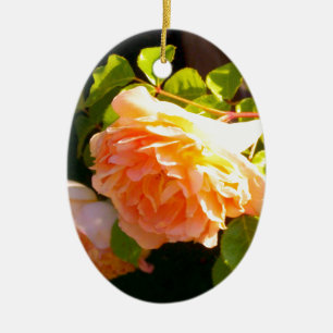 Land Peach Ro Julgransprydnad Keramik