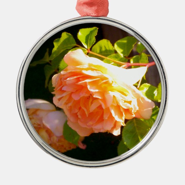 Land Peach Ro Julgransprydnad Metall (Framsidan)
