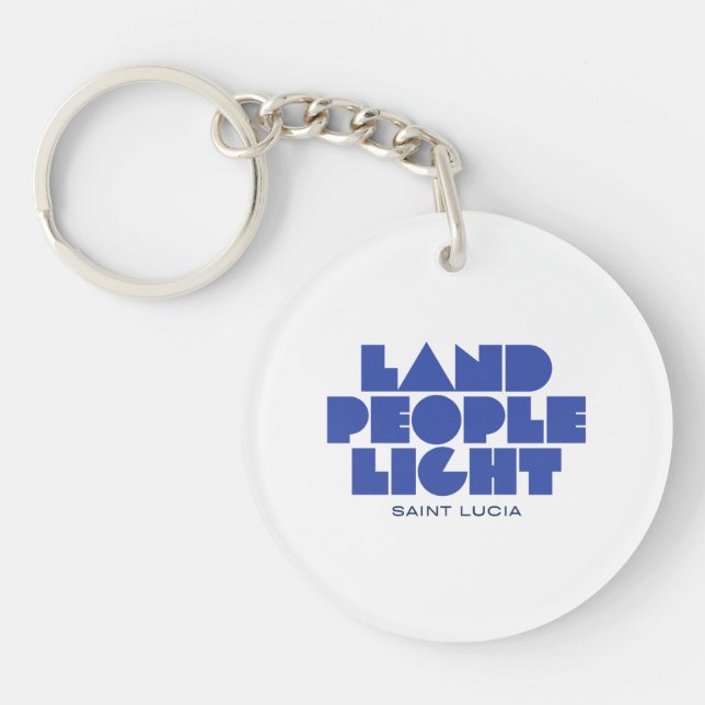 Land People Light | Geometrisk text för lucia-fras (Framsidan)