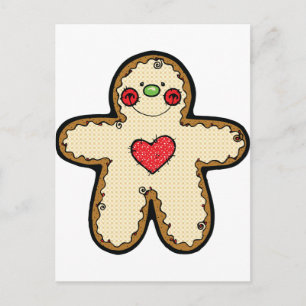 land pepparkaksgubbe vykort