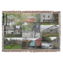 LAND PHOTOS THROW BLANKET