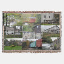 LAND PHOTOS THROW BLANKET