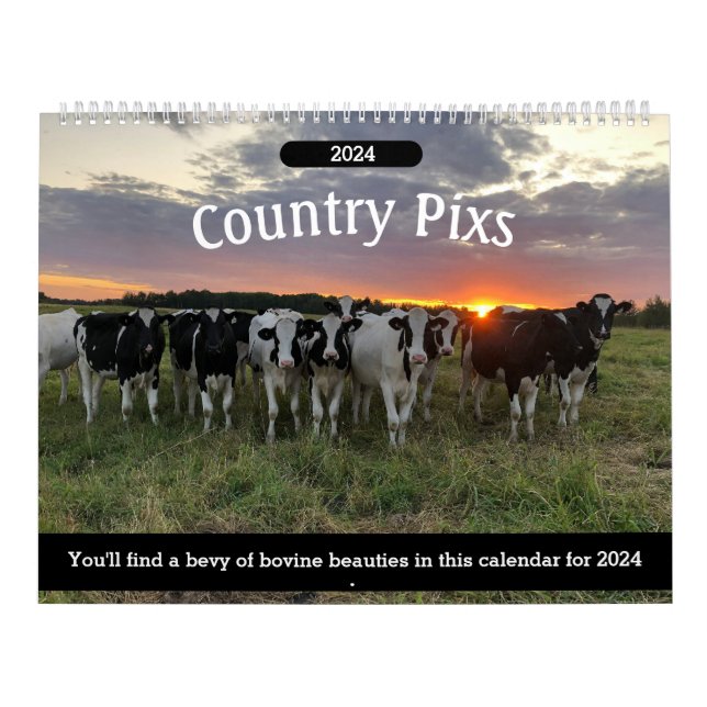 Land Pixs Cow Calendar 2024 Kalender (Omslag)