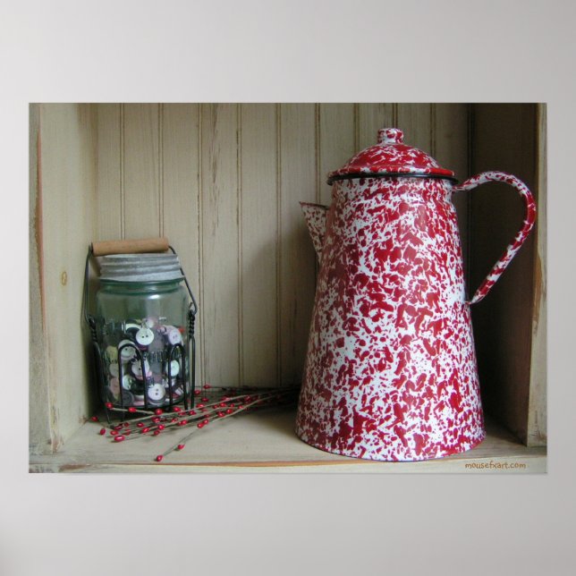 Land primitiv skyddshylla Poster (Framsidan)