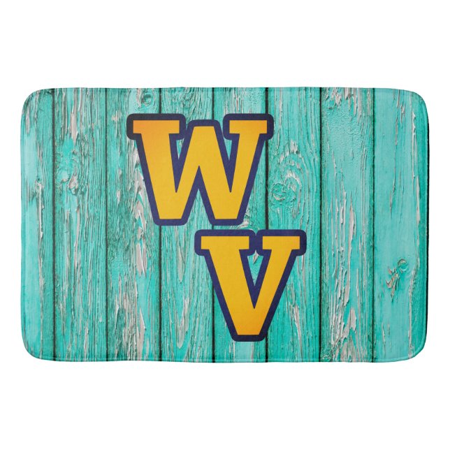 Land Primitive Old Wood Farmhouse Väster Virginia Badrumsmatta (Framsidan)