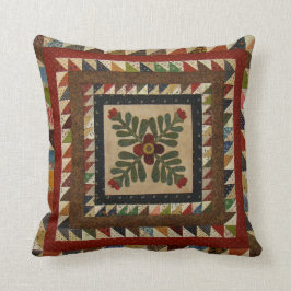 Land Quilt Mönster Dekorativ kudde 16 x 16