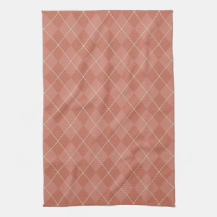 Land Red Argyle Kitchen Towel Kökshandduk