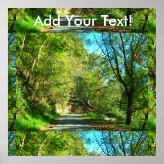 Land Road Fayette County Poster