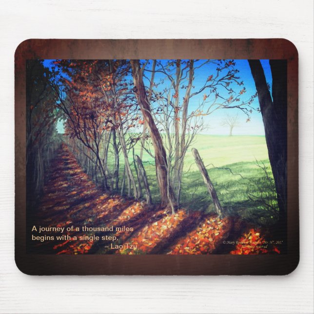 "Land Road" Fin Art Landscape Musmatta (Framsidan)