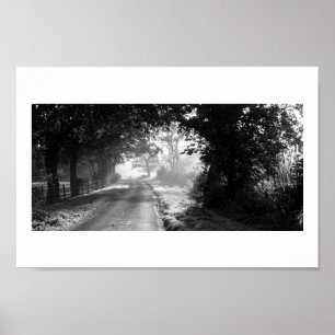 Land Road i Cheshire Poster