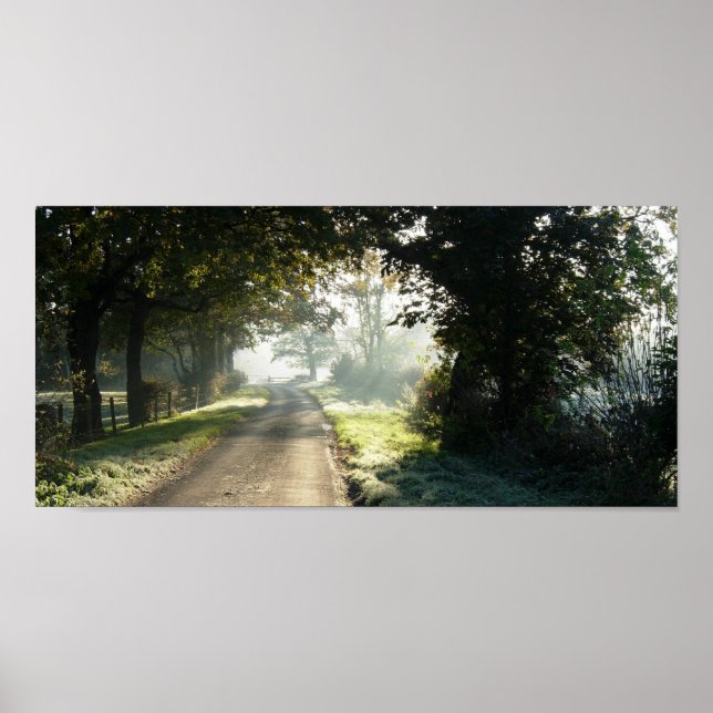 Land Road i Cheshire Poster (Framsidan)