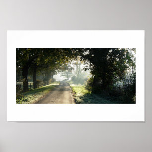 Land Road i Cheshire Poster