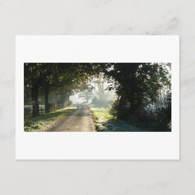 Land Road i Cheshire Vykort (Framsida)