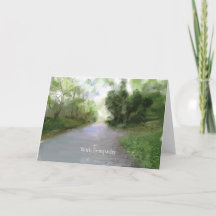 Land Road Sympathy Card