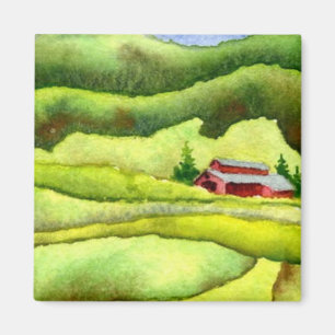 Land Roads Magnet