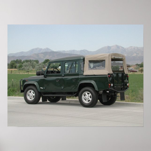 Land Rover Defender 110 Poster (Framsidan)