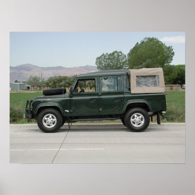Land Rover Defender 110 Poster (Framsidan)