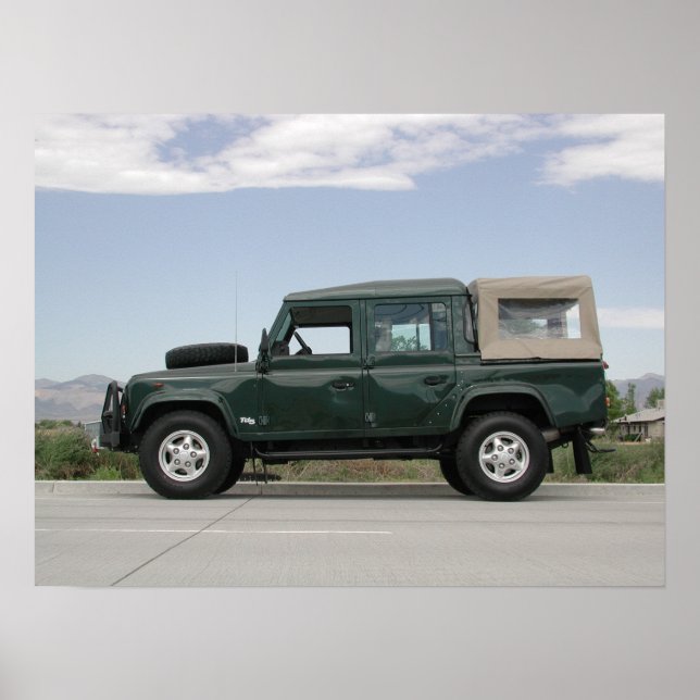Land Rover Defender 110 Poster (Framsidan)