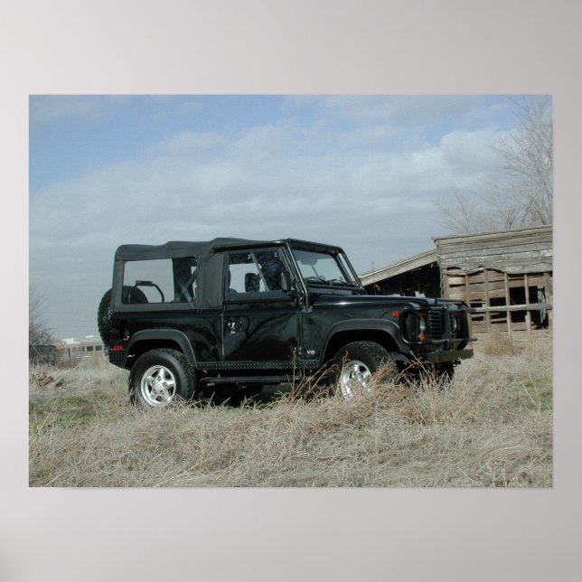 Land Rover Defender 90 Poster (Framsidan)