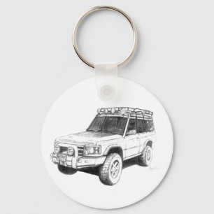 Land Rover Keychain konst Nyckelring