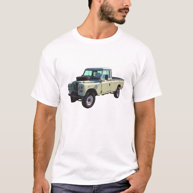 Land Rover pickup lastbil 1971 Tee (Framsida)