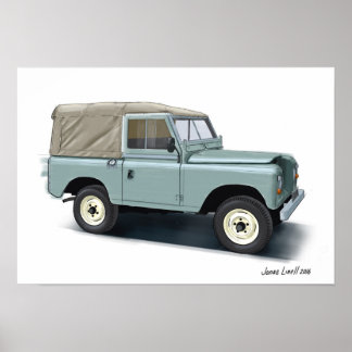 Land Rover Poster