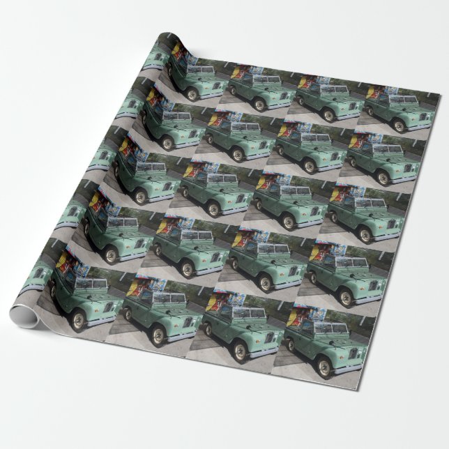 Land Rover Series II SWB Presentpapper (Utrullad)