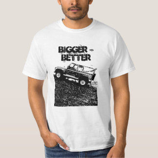 Land Rover t skjorta, större & bättre T-shirt