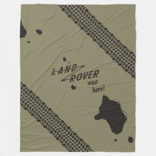 Land Rover var här! Ullfilt Fleecefilt