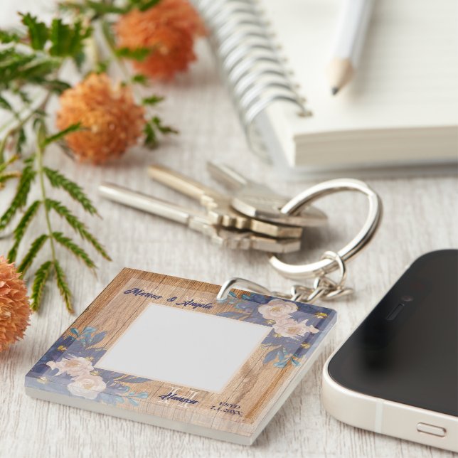 Land Rustic Blommigt Navy Rosa (Högra Framsidan)