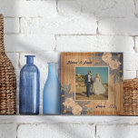 Land Rustic Blommigt Navy Rosa Trätavla<br><div class="desc">Minneshögtid din bröllopsdag eller speciella union med Land Rustic Blommigt Navy Rosa Wood Print. Enkel och snabb anpassning med redaktören verktyg.</div>