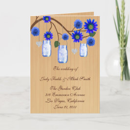 Land Rustic Blue Mason Burk-programkort Program