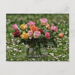 Land Rustic Bouquet of Ro Vykort