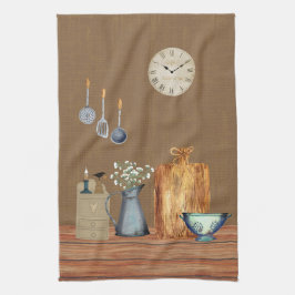 Land Rustic Farmhouse Kitchen Towels Kökshandduk