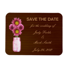 Land Rustic Rosa Mason Burk Spara datum magneter